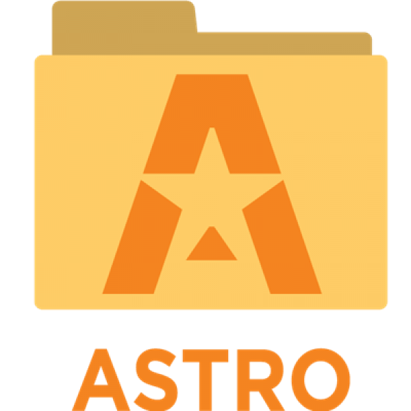 Astro File Explorer Logo