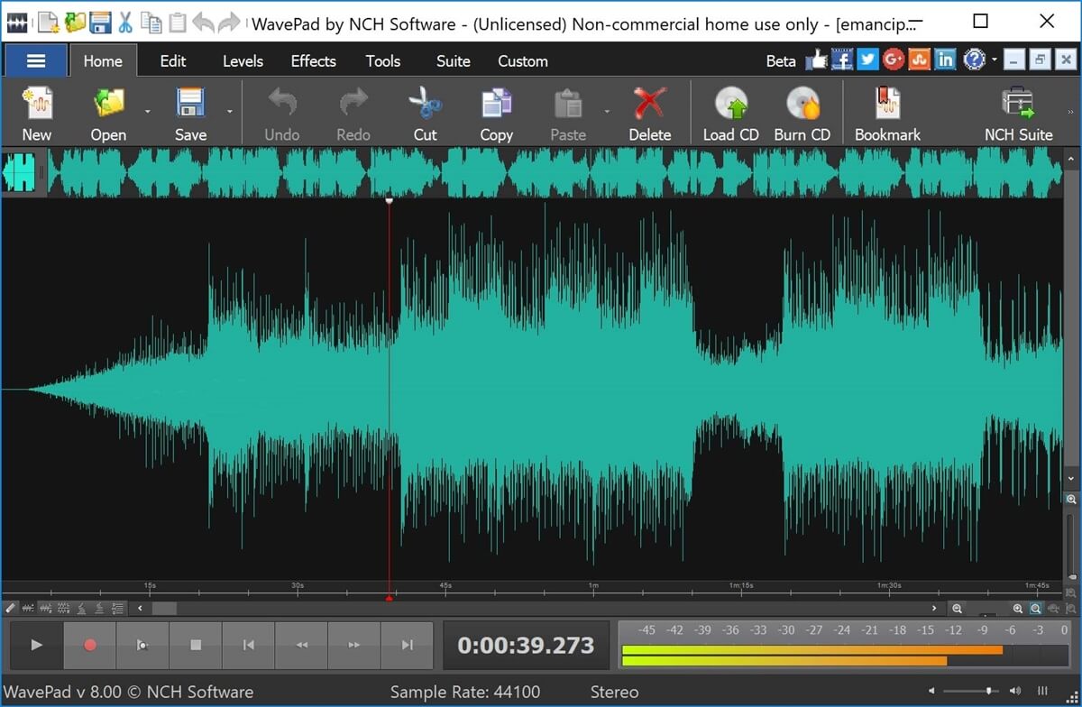 download wavepad audio editor