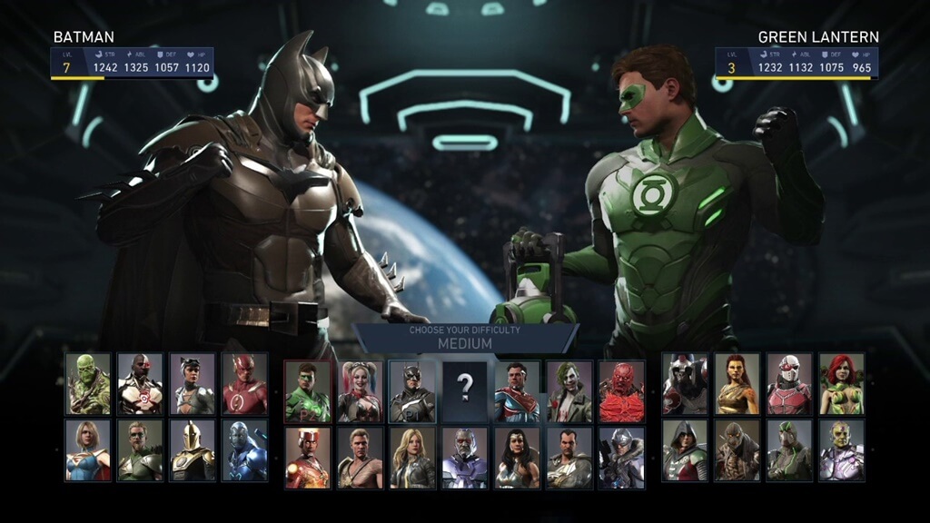injustice 2 button shortcuts option